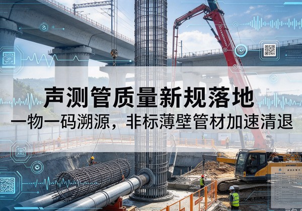襄州声测管质量新规落地，一物一码溯源，非标薄壁管材加速清退